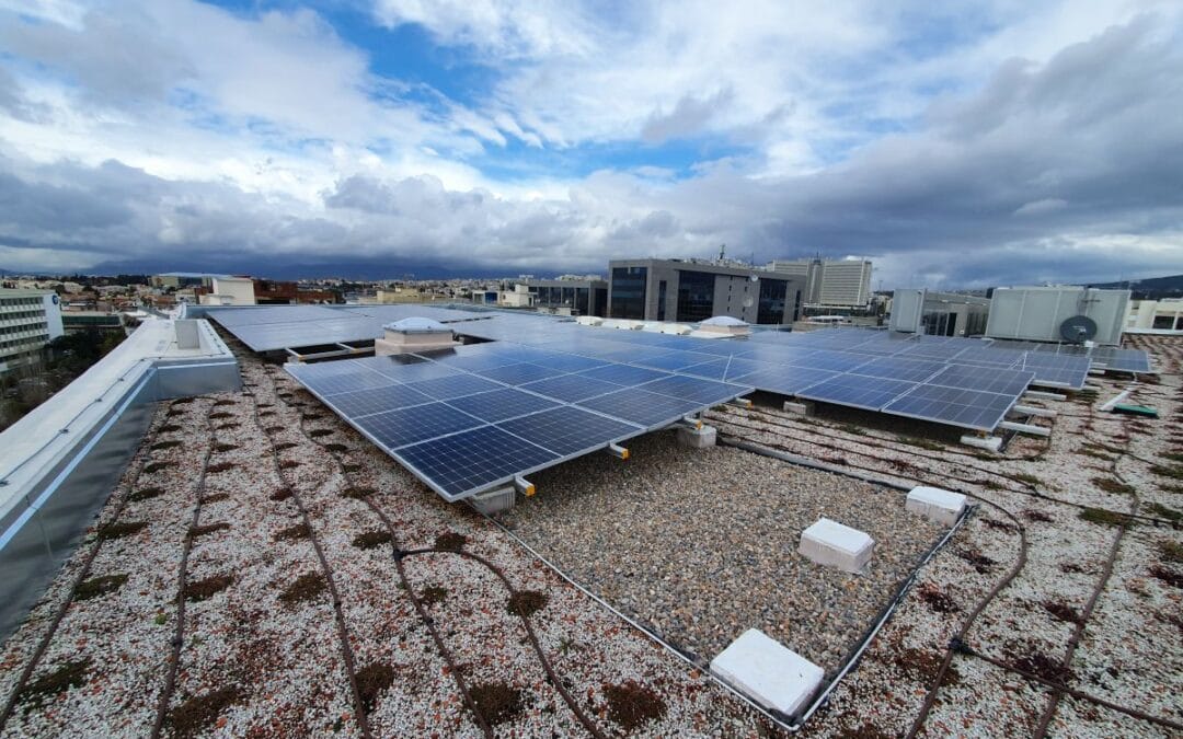 Implementation of a 46 kW photovoltaic system in a new office building in Maroussi that will house Google!