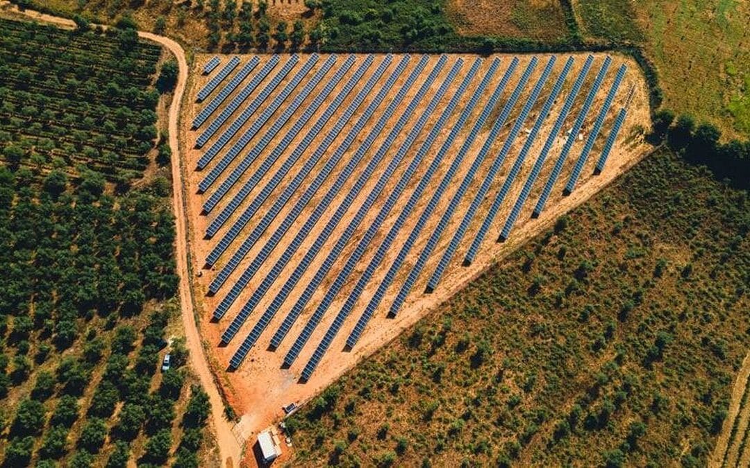 Impressive video from the photovoltaic station implemented by SolarWay in Messinia